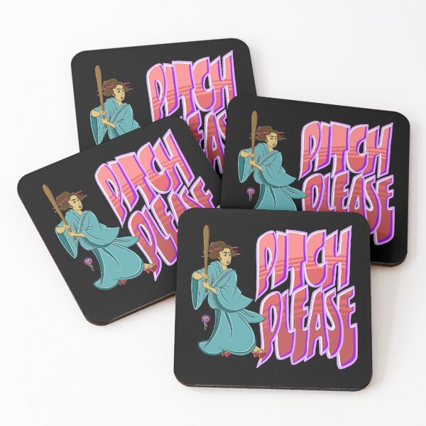 Item preview, PITCH PLEASE - BASEBALL BAT GEISHA - FUNNY FUN DESIGN  designed and sold by Rooftang.