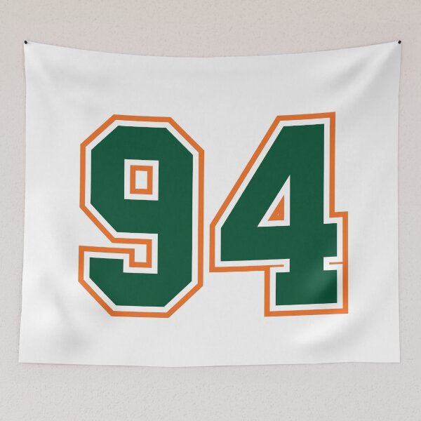 Item preview, Green And Orange Jersey 94 Number. Number ninety-four Straight From Miami designed and sold by Urosek.