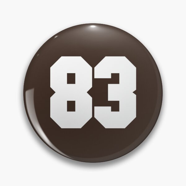 Item preview, 83 Number Cleveland Sports Eighty-Three Brown Jersey designed and sold by HelloFromAja.