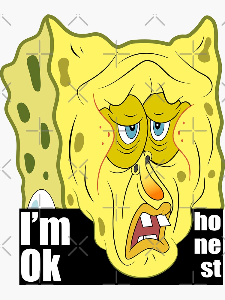 Spongebob meme face Art Print for Sale by L1sercool