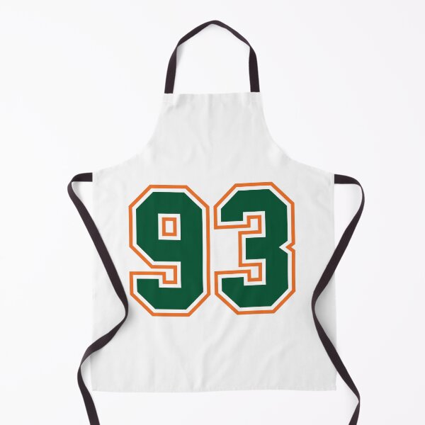 Item preview, Green And Orange Jersey 93 Number. Number ninety-three Straight From Miami designed and sold by Urosek.