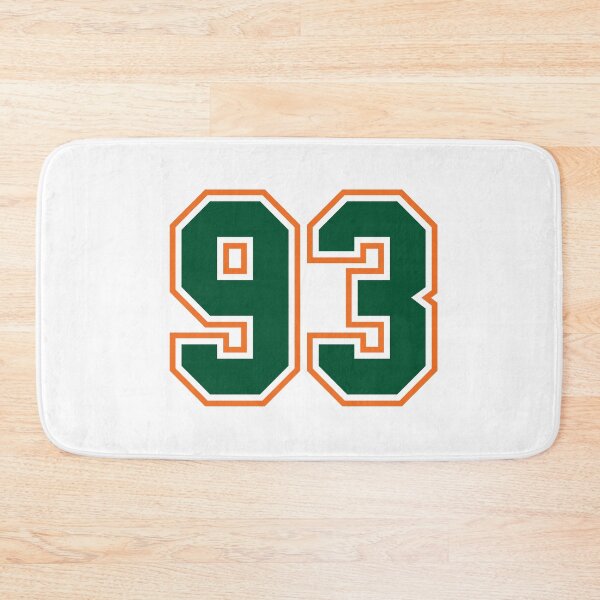 Item preview, Green And Orange Jersey 93 Number. Number ninety-three Straight From Miami designed and sold by Urosek.