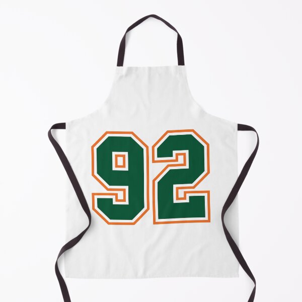 Item preview, Green And Orange Jersey 92 Number. Number ninety-two Straight From Miami designed and sold by Urosek.