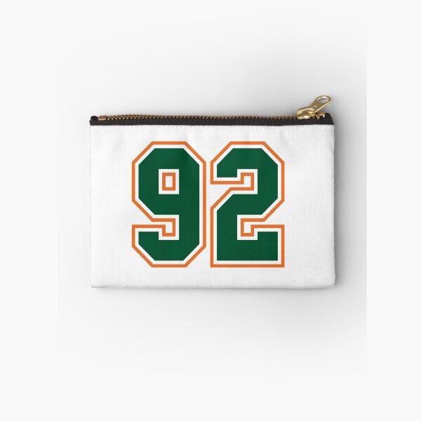 Item preview, Green And Orange Jersey 92 Number. Number ninety-two Straight From Miami designed and sold by Urosek.