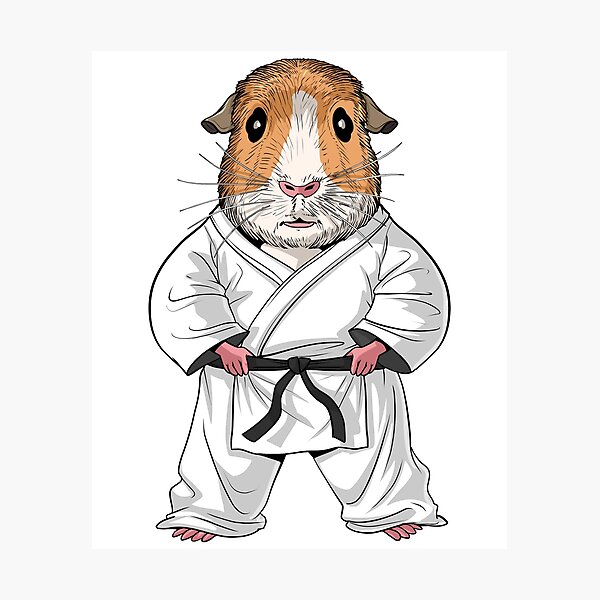 Artikel-Vorschau von Meerschweinchen Karate, designt und verkauft von Nikolay Lachezarov Todorov.