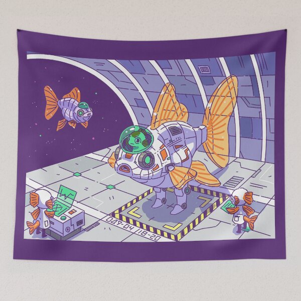 Item preview, Space fish designed and sold by freeminds.