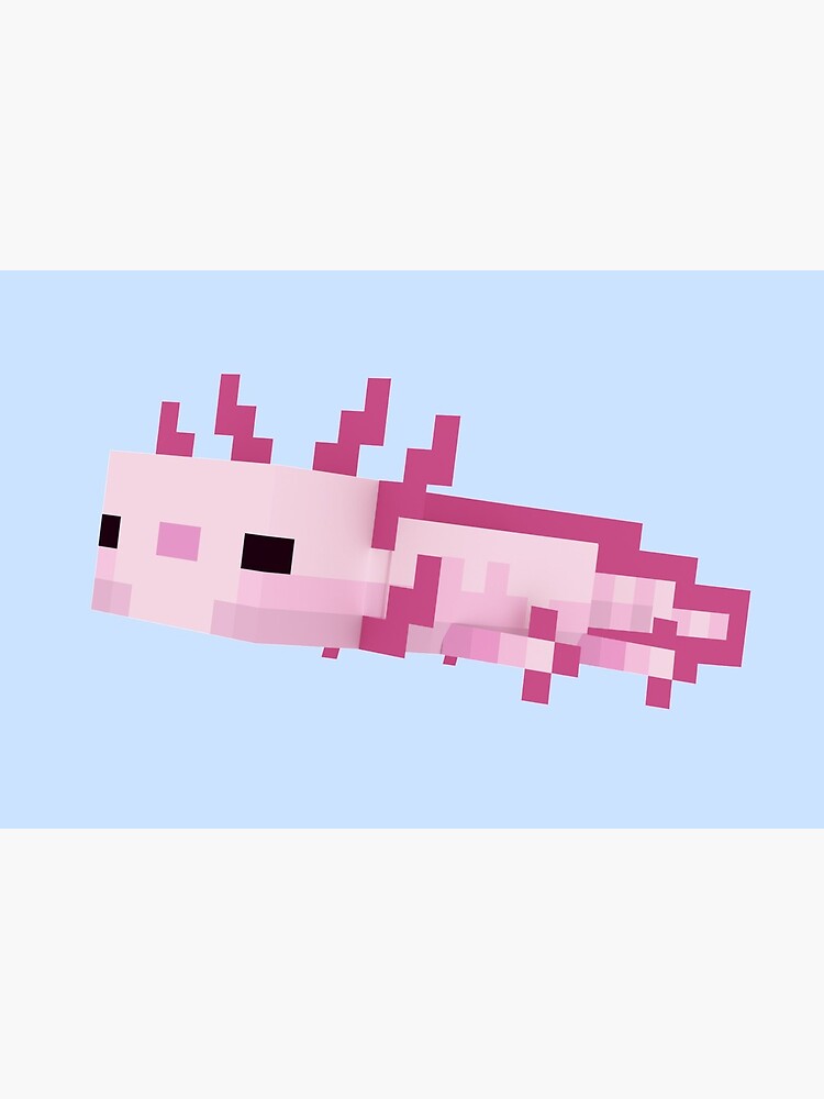 Minecraft Axolotl Art Board Print By Encryptedcookie Redbubble