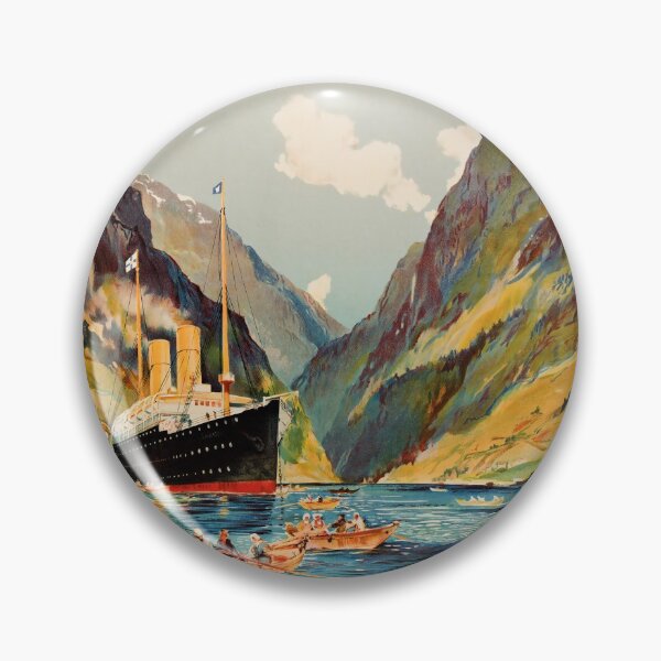 Artikelvorschau, Norway retro poster entworfen und verkauft von CorasPosters.