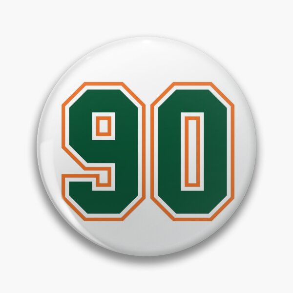 Item preview, Green And Orange Jersey 90 Number. Number ninety Straight From Miami designed and sold by Urosek.