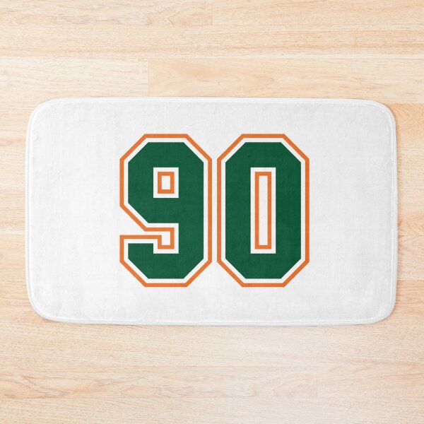 Item preview, Green And Orange Jersey 90 Number. Number ninety Straight From Miami designed and sold by Urosek.