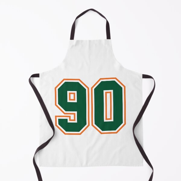 Item preview, Green And Orange Jersey 90 Number. Number ninety Straight From Miami designed and sold by Urosek.