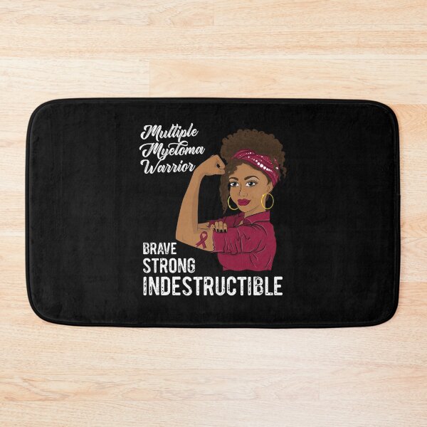 Item preview, Multiple Myeloma Warrior Indestructible Black Girl Awareness designed and sold by ZNOVANNA.