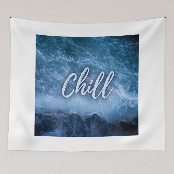 Item preview, ocean blue wave chill designed and sold by Dear-Ashlin.