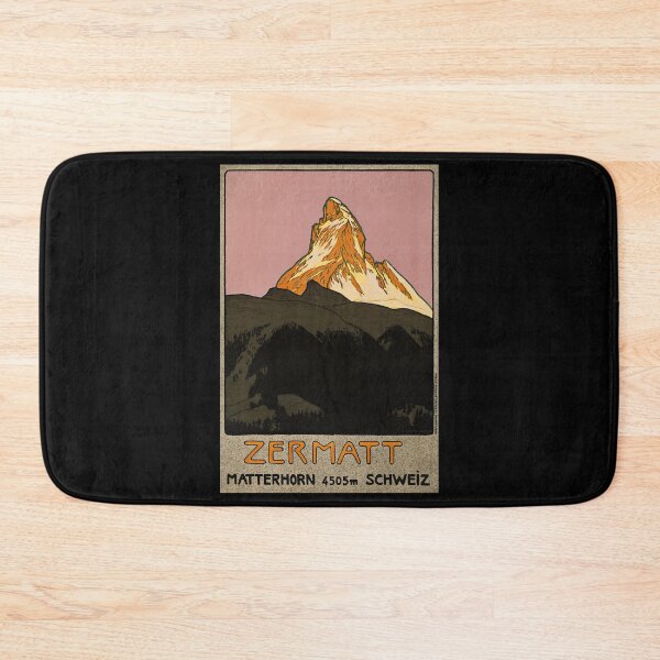 Artikelvorschau, Zermatt retro poster entworfen und verkauft von CorasPosters.