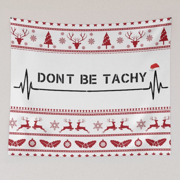 Item preview, Don't Be Tachy - Ugly Christmas Sweater Nurse T-shirt designed and sold by Lastazizi.