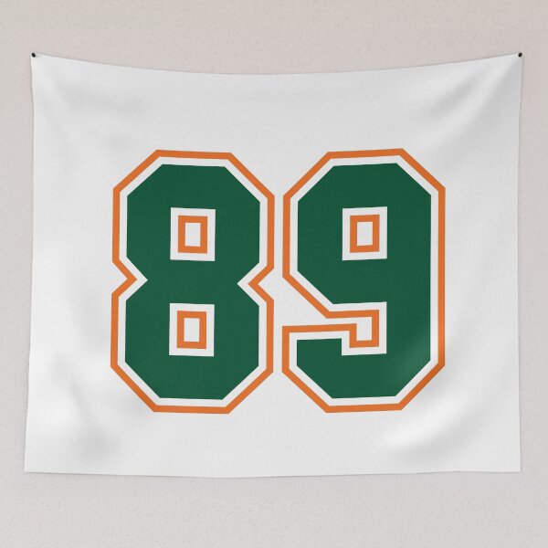 Item preview, Green And Orange Jersey 89 Number. Number eighty-nine Straight From Miami designed and sold by Urosek.