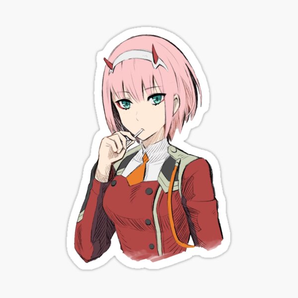 zero two stickers redbubble