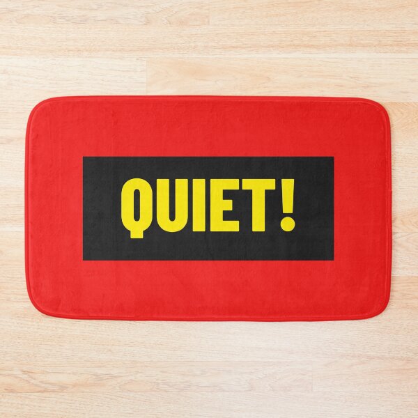 Item preview, QUIET! designed and sold by SilverFoxStore.