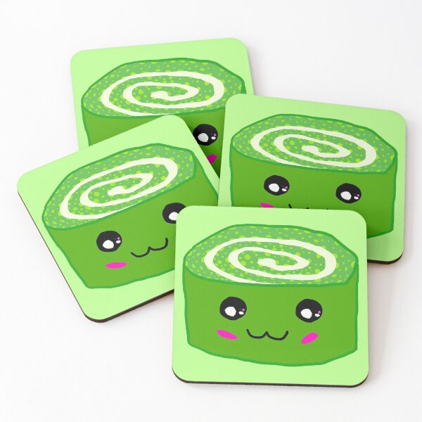 Item preview, Matcha Green Tea Swiss Roll Cake - Japanese  designed and sold by leiriin.