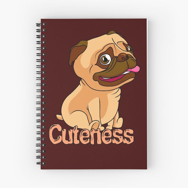 Item preview, CUTENESS, CUTE PUG DOG SMILING, DOGGO PATTERN FOR DOG LOVERS, ADORABLE SMILING DOG PATTERN. designed and sold by Imaginarium Studio.