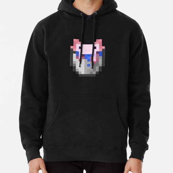 Axolotl Bucket Minecraft Item Pullover Hoodie for Sale by Panda Monium Redbubble