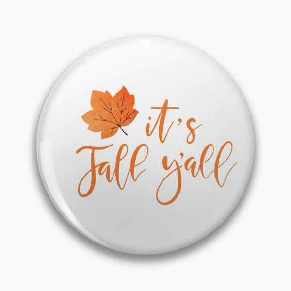 Item preview, It’s Fall Y’all: Orange Maple Leaf designed and sold by gsproductsgs.