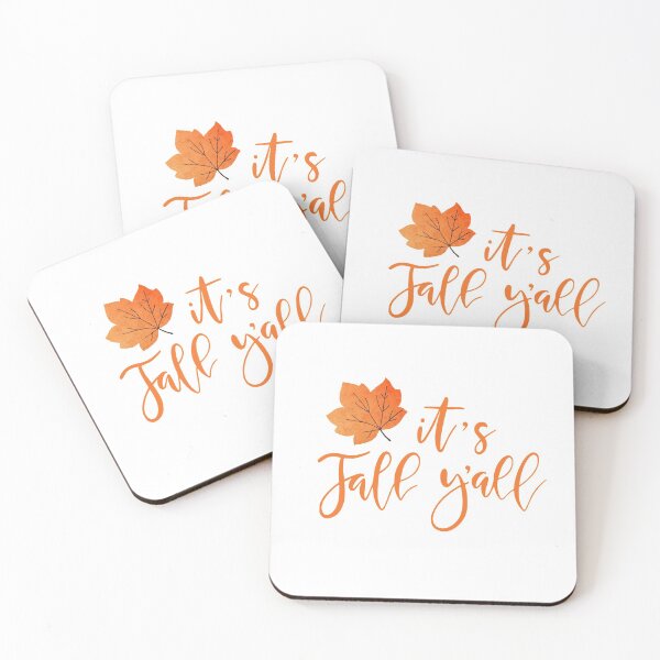 Item preview, It’s Fall Y’all: Orange Maple Leaf designed and sold by gsproductsgs.