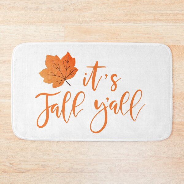 Item preview, It’s Fall Y’all: Orange Maple Leaf designed and sold by gsproductsgs.
