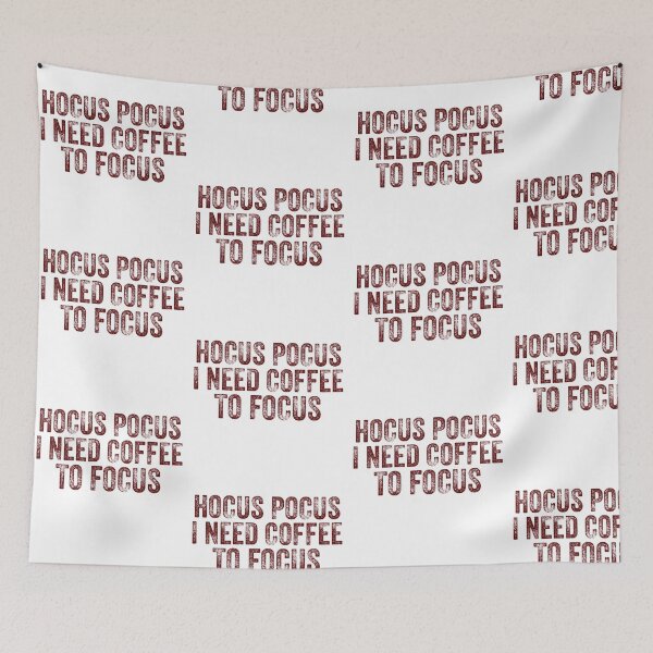 Item preview, Hocus pocus i need coffeee to focus halloween designed and sold by The Pattern Artist.