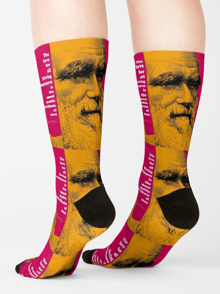 "Charles Darwin Zitat" Socken von pahleeloola | Redbubble