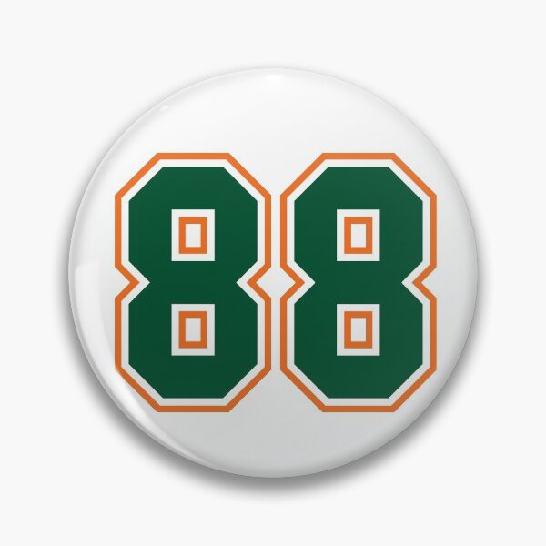 Item preview, Green And Orange Jersey 88 Number. Number eighty-eight Straight From Miami designed and sold by Urosek.