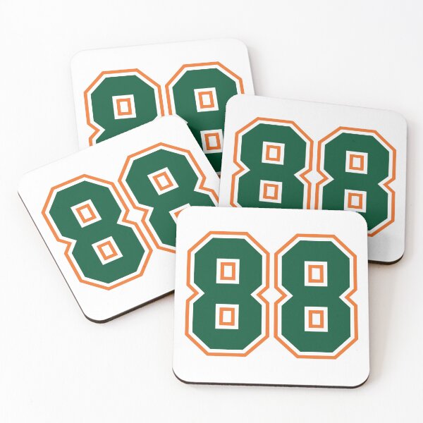 Item preview, Green And Orange Jersey 88 Number. Number eighty-eight Straight From Miami designed and sold by Urosek.