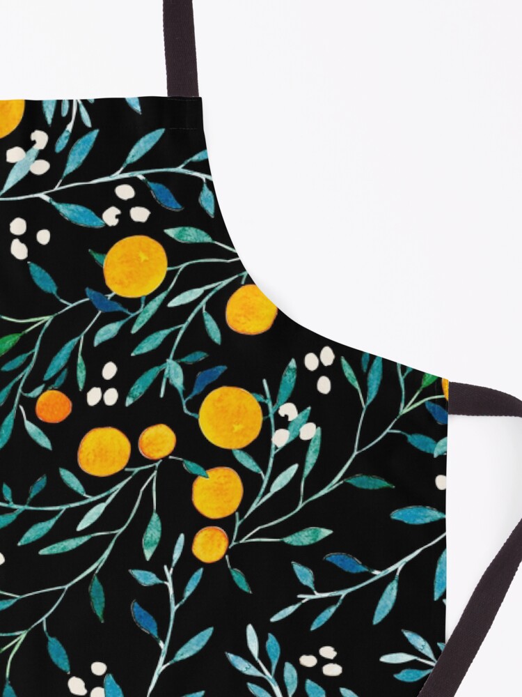 Alternate view of Oranges on Black Apron