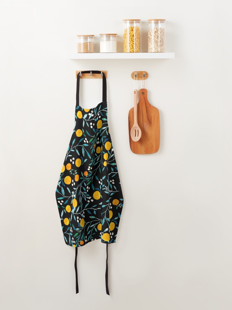 Alternate view of Oranges on Black Apron