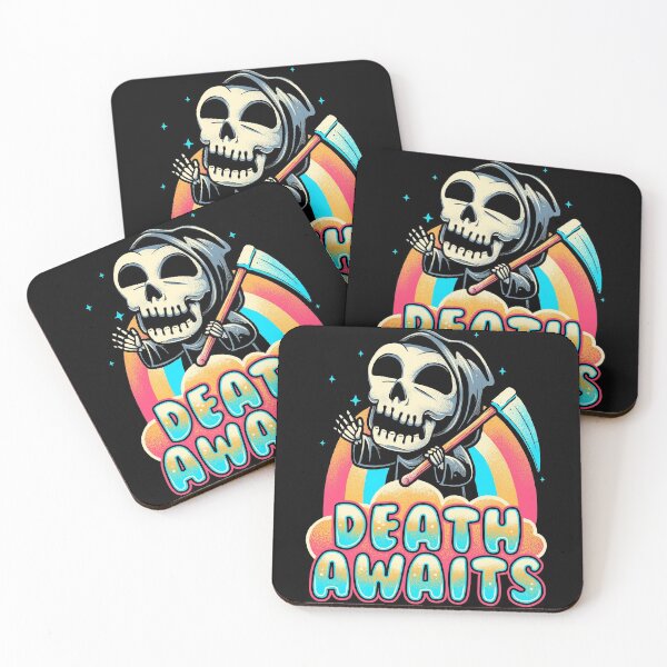Item preview, Death Awaits designed and sold by glitchy-gorilla.
