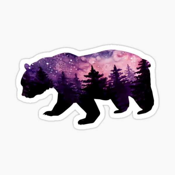 Grizzly Bear Sticker Alaska Traditional Tattoo Vintage Art 