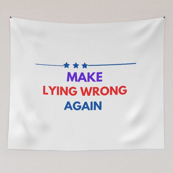 Item preview, Make Lying Wrong Again  designed and sold by The Full Cart.