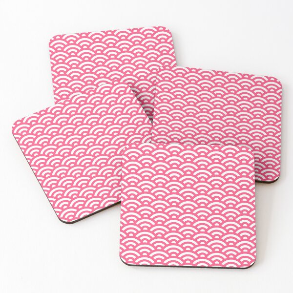 Item preview, Pink Continuous Waves Pattern designed and sold by everything4eva.