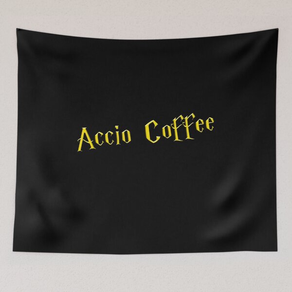Item preview, Accio Coffee - golden text designed and sold by NiceSign.