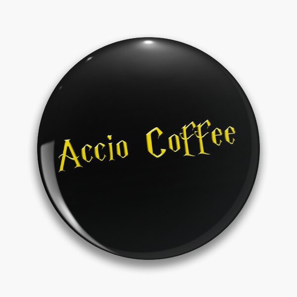 Item preview, Accio Coffee - golden text designed and sold by NiceSign.