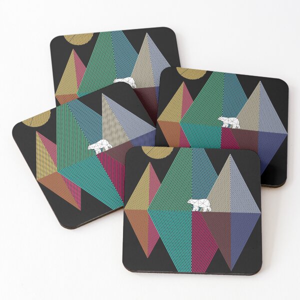 Item preview, Geometry mountain bear designed and sold by clingcling.