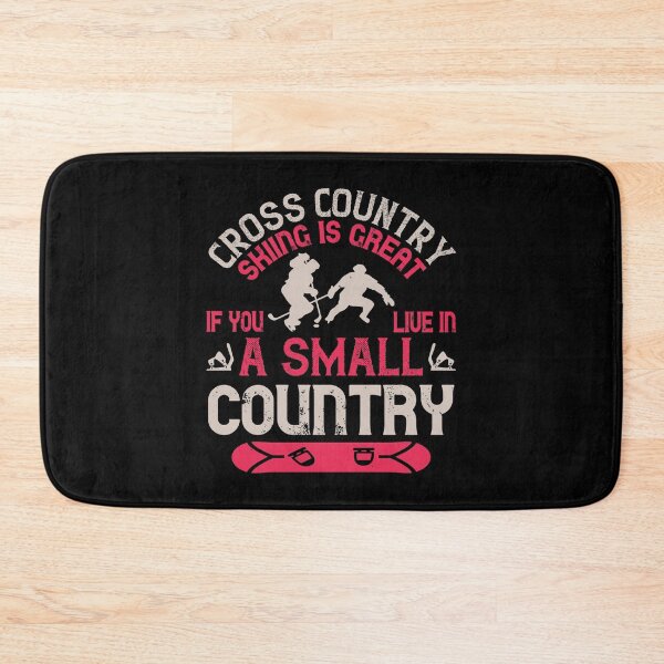 Item preview, Cross Country Skiing Is Great If You Live In A Small Country designed and sold by GoodVibeDesign.