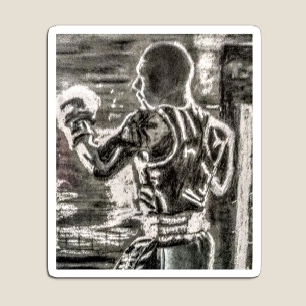 Item preview,  Sparring in black and white designed and sold by Joni57.