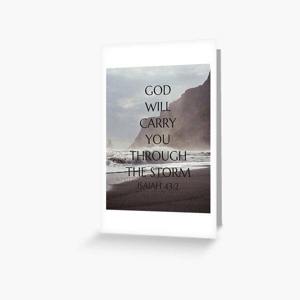 Item preview, God will carry you through the storm designed and sold by della95.