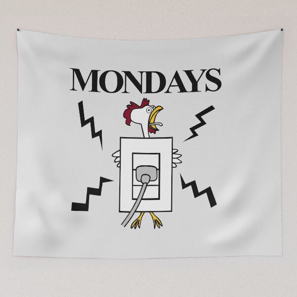 Item preview, Funny Chicken Hates Mondays designed and sold by Trace1234.