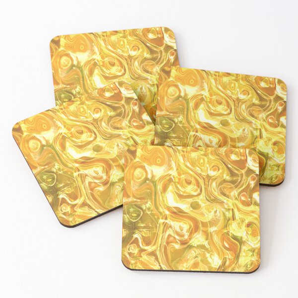 Item preview, Yellow Trippy Abstract Hallucination Pattern designed and sold by everything4eva.