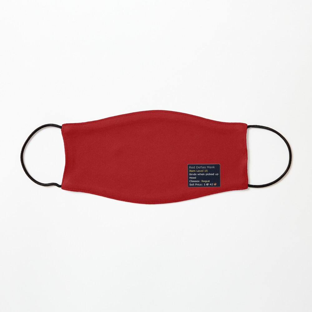 WoW - Red Mask" Mask Sale by Edixo | Redbubble