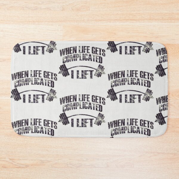 Item preview, When life gets complicated I lift.  designed and sold by Lina369.