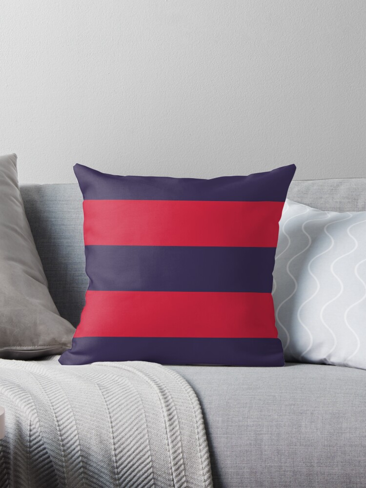 Large navy blue throw deals pillows