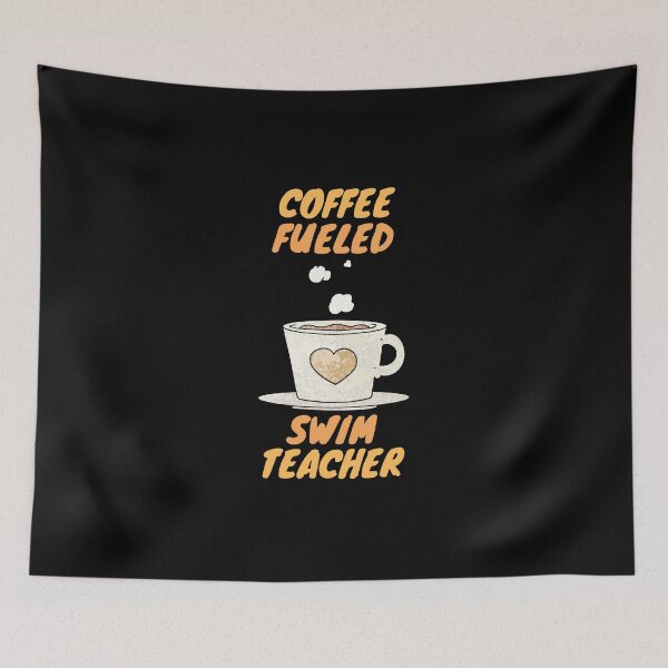 Item preview, Coffee Fueled swim teacher designed and sold by SnowballStep.